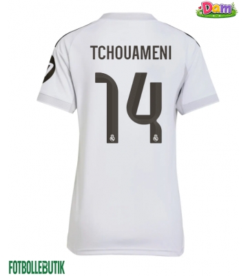 Real Madrid Aurelien Tchouameni #14 Hemmatröja Kvinnor 2025-26 Kortärmad